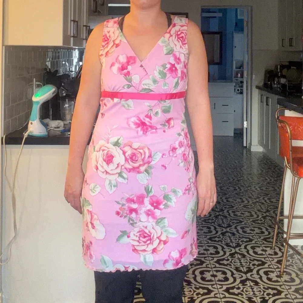 Y2K Floral Pink mini dress - Picture 10 of 15